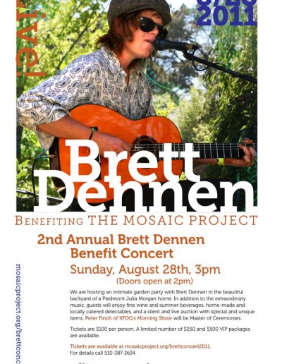 Brett Dennen poster 2011