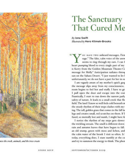 Stone Soup Magazine Spread